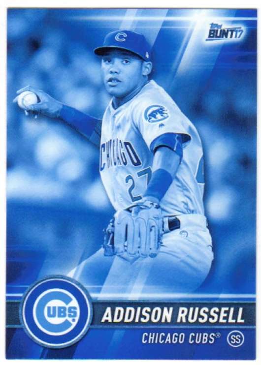 2017 Topps Bunt Blue #43 Addison Russell NM-MT 