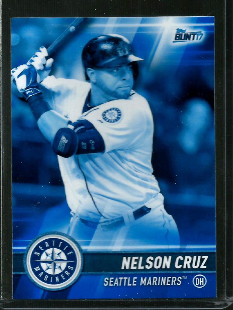 2017 Topps Bunt Blue #78 Nelson Cruz Seattle Mariners