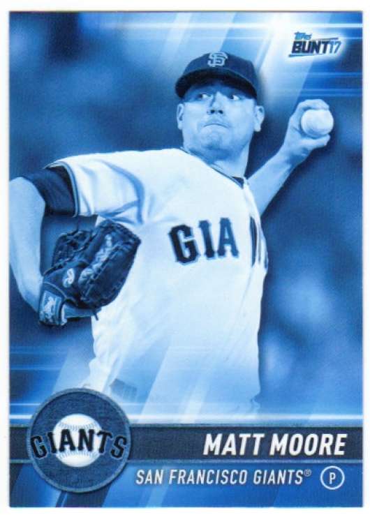 2017 Topps Bunt Blue #84 Matt Moore San Francisco Giants