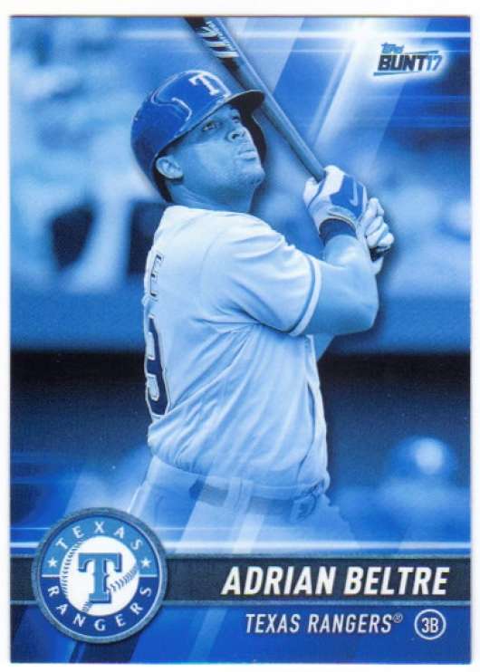 2017 Topps Bunt Blue #90 Adrian Beltre Texas Rangers