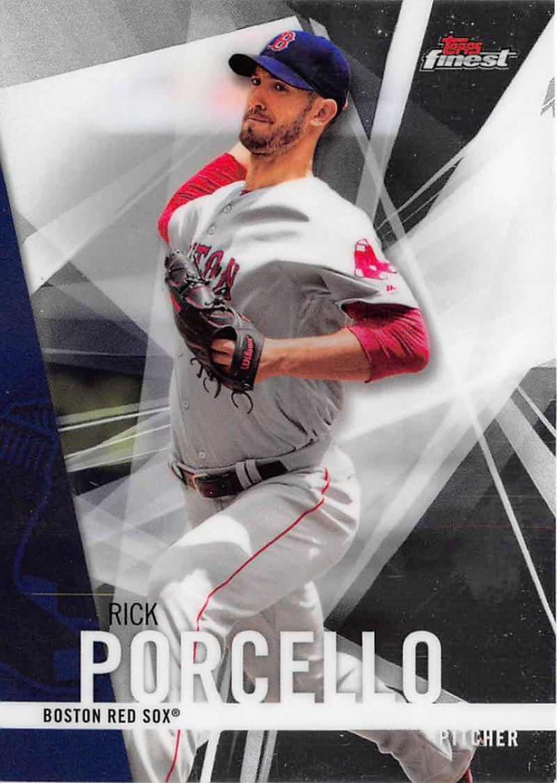 2017 Topps Finest #52 Rick Porcello Boston Red Sox