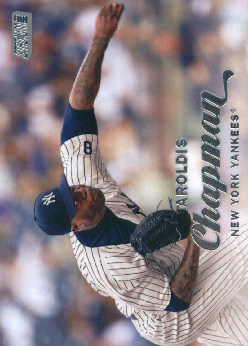 2017 Stadium Club Baseball #5 Aroldis Chapman New York Yankees  Official MLB Trading Card by Topps Company