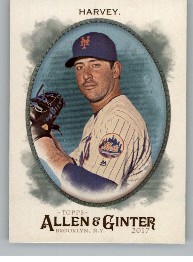 2017 Allen and Ginter Hot Box #251 Matt Harvey New York Mets