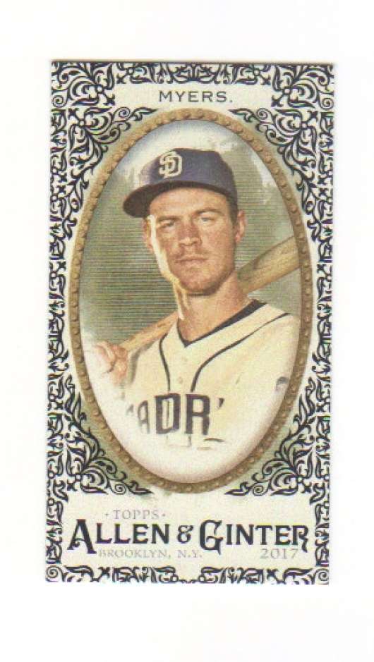 2017 Allen and Ginter Mini Black Border #185 Wil Myers San Diego Padres