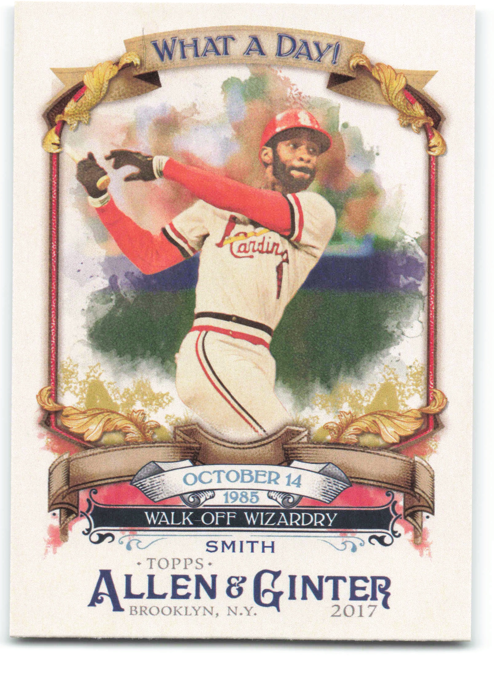 2017 Allen and Ginter What a Day! #WAD-54 Ozzie Smith St. Louis Cardinals