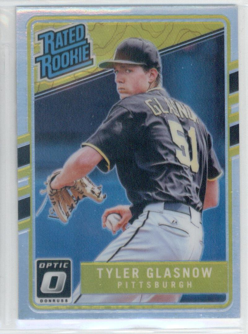 2017 Donruss Optic Holo #36 Tyler Glasnow Pittsburgh Pirates Rated Rookie