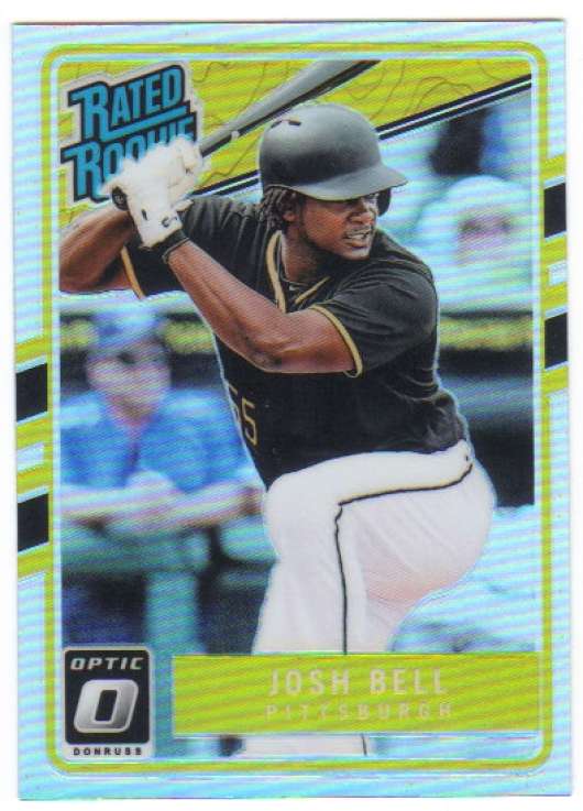 2017 Donruss Optic Holo #37 Josh Bell Pittsburgh Pirates Rated Rookie