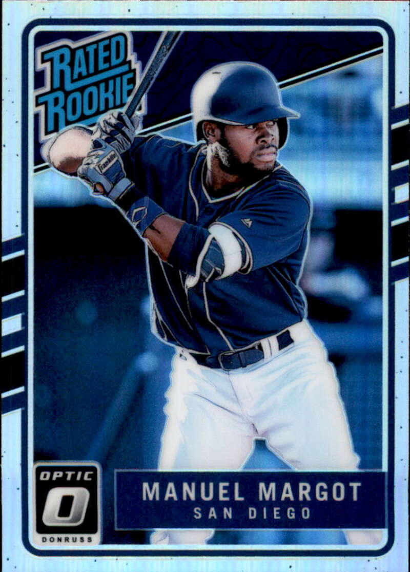 2017 Donruss Optic Holo #45 Manuel Margot San Diego Padres Rated Rookie