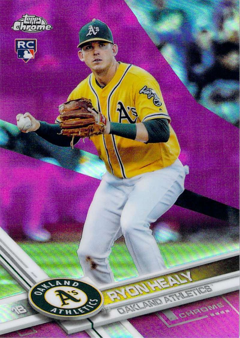 2017 Topps Chrome Pink Refractor #67 Ryon Healy NM-MT Oakland Athletics