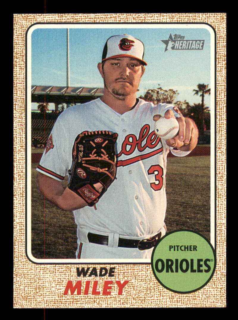 2017 Topps Heritage High Numbers #512 Wade Miley Baltimore Orioles