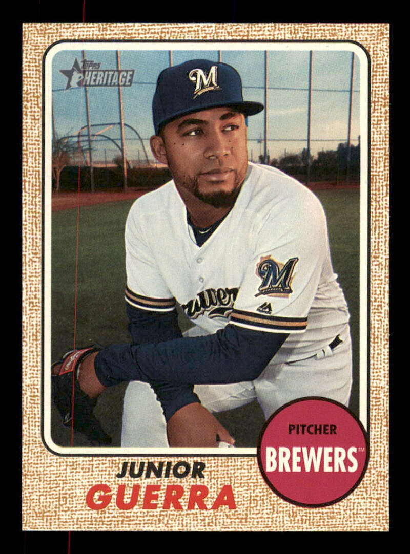 2017 Topps Heritage High Numbers #530 Junior Guerra NM-MT Milwaukee Brewers 