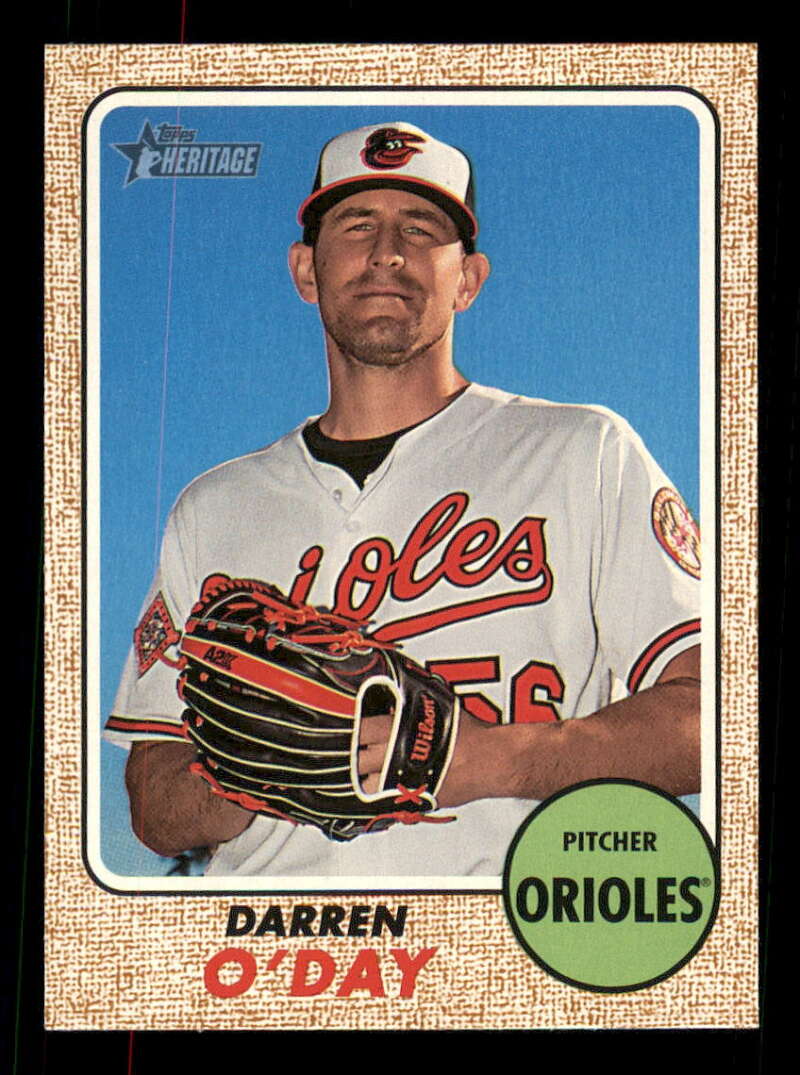 2017 Topps Heritage High Numbers #581 Darren O'Day Baltimore Orioles