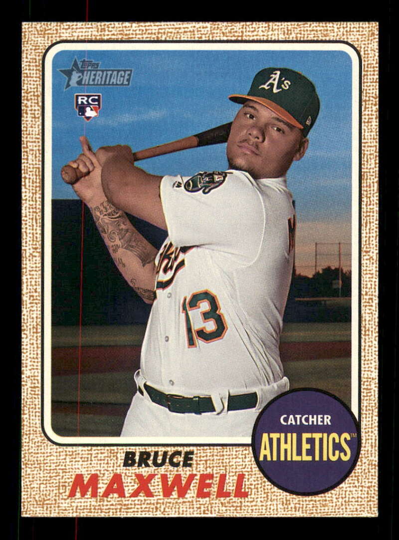 2017 Topps Heritage High Numbers #584 Bruce Maxwell RC