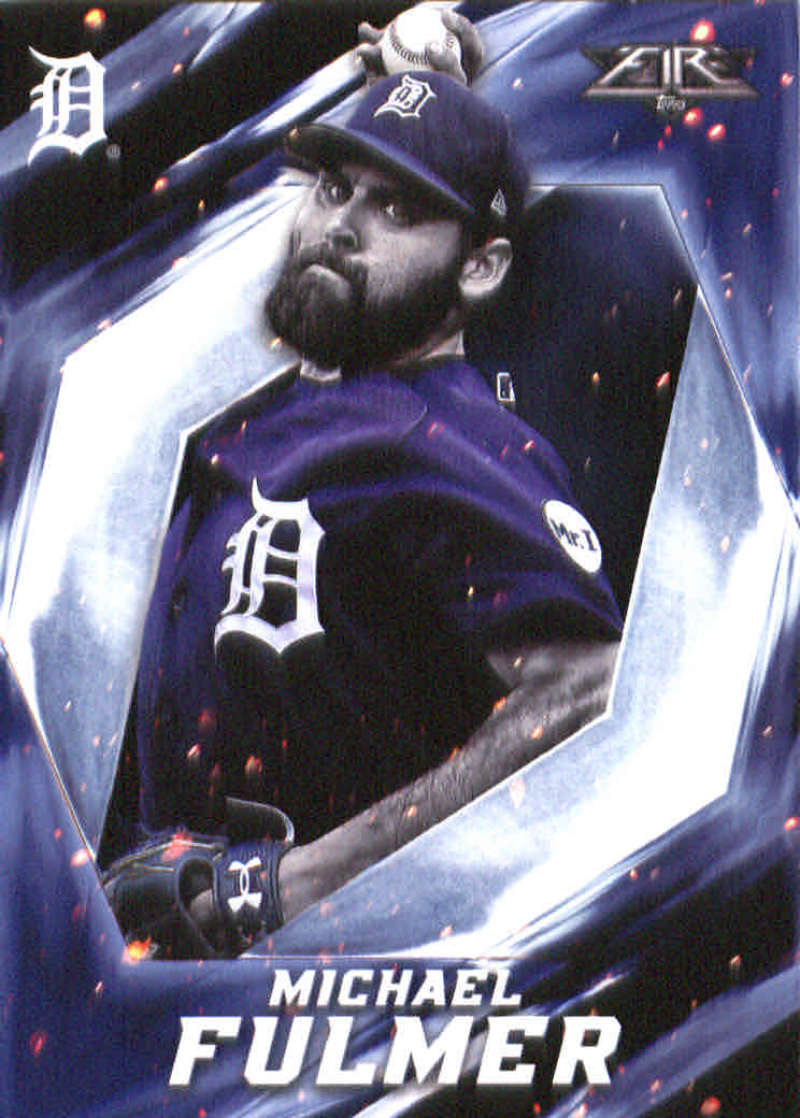 2017 Topps Fire #32 Michael Fulmer Detroit Tigers