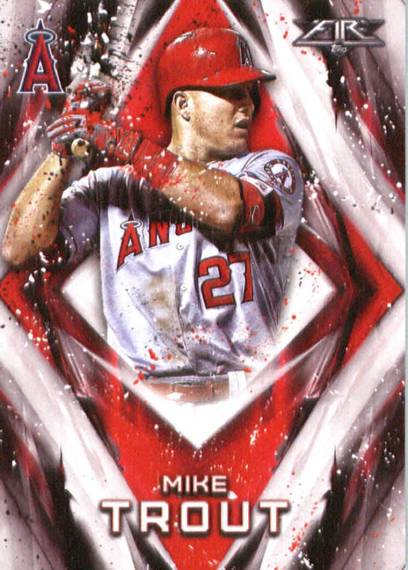 2017 Topps Fire #50 Mike Trout NM-MT Los Angeles Angels 