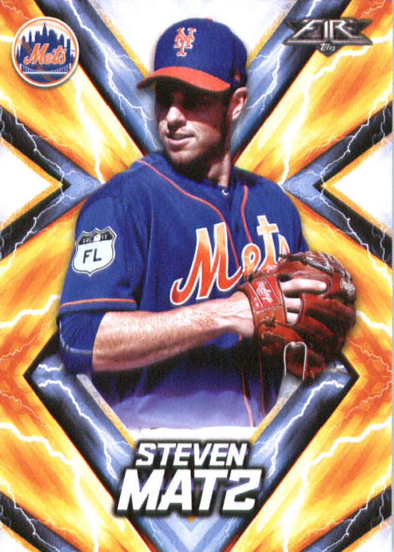 2017 Topps Fire #125 Steven Matz NM-MT Mets