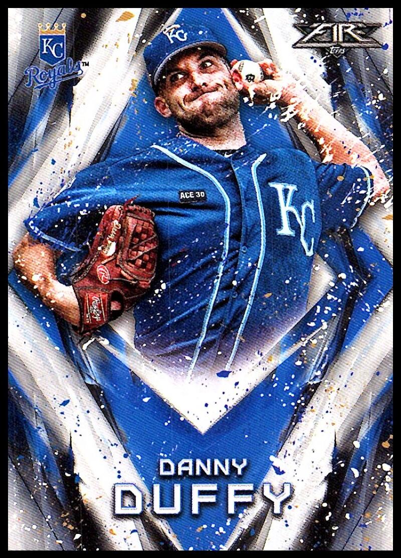 2017 Topps Fire #138 Danny Duffy Kansas City Royals