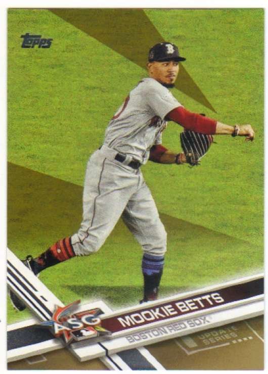 2017 Topps Update Gold #US18 Mookie Betts SER/2017 Boston Red Sox