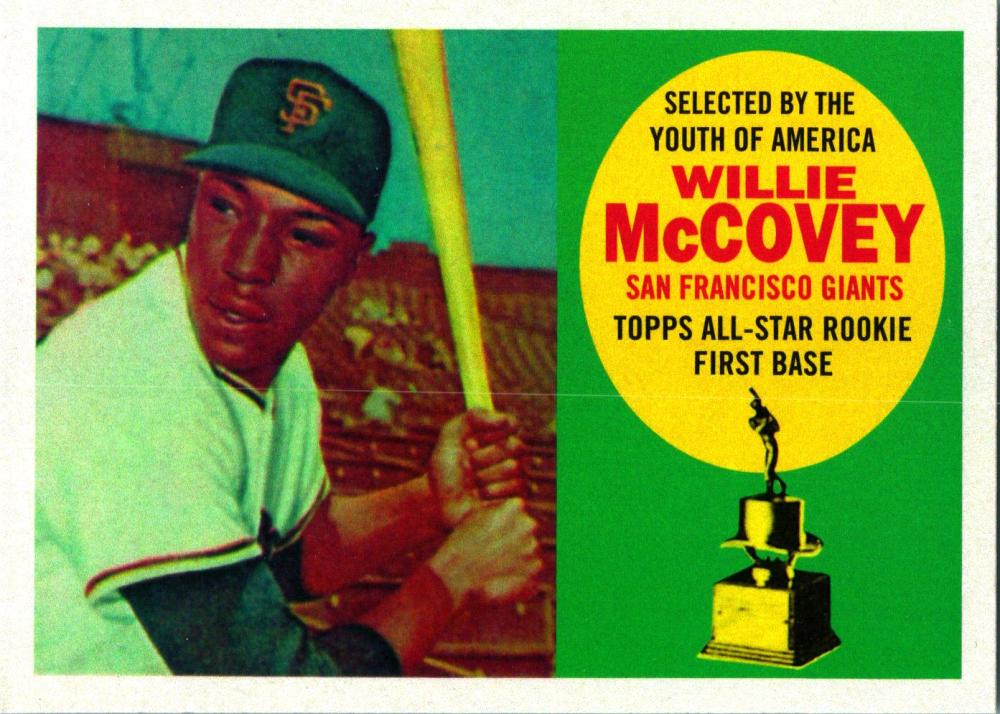 2017 Topps Update All-Rookie Cup #ARC-9 Willie McCovey San Francisco Giants