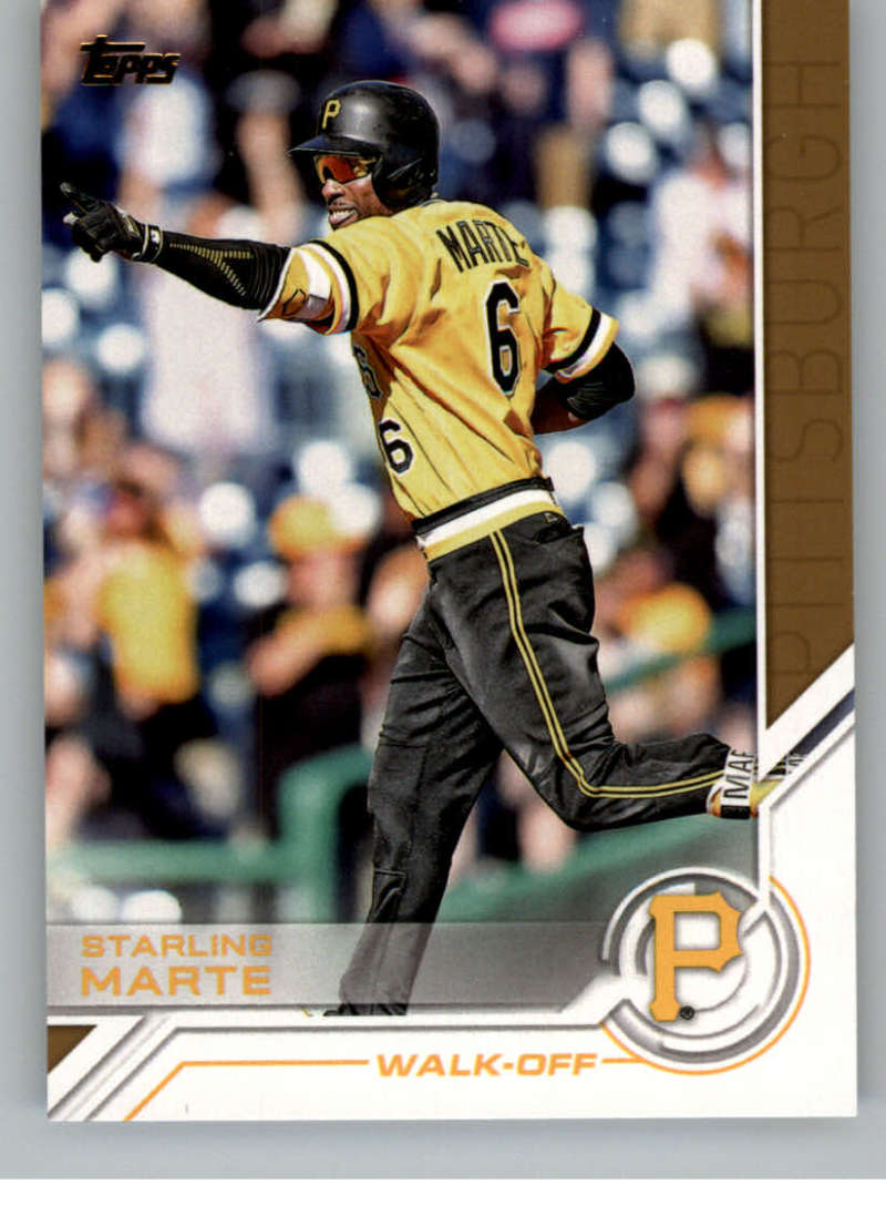 2017 Topps Update Salute #USS-37 Starling Marte Pittsburgh Pirates