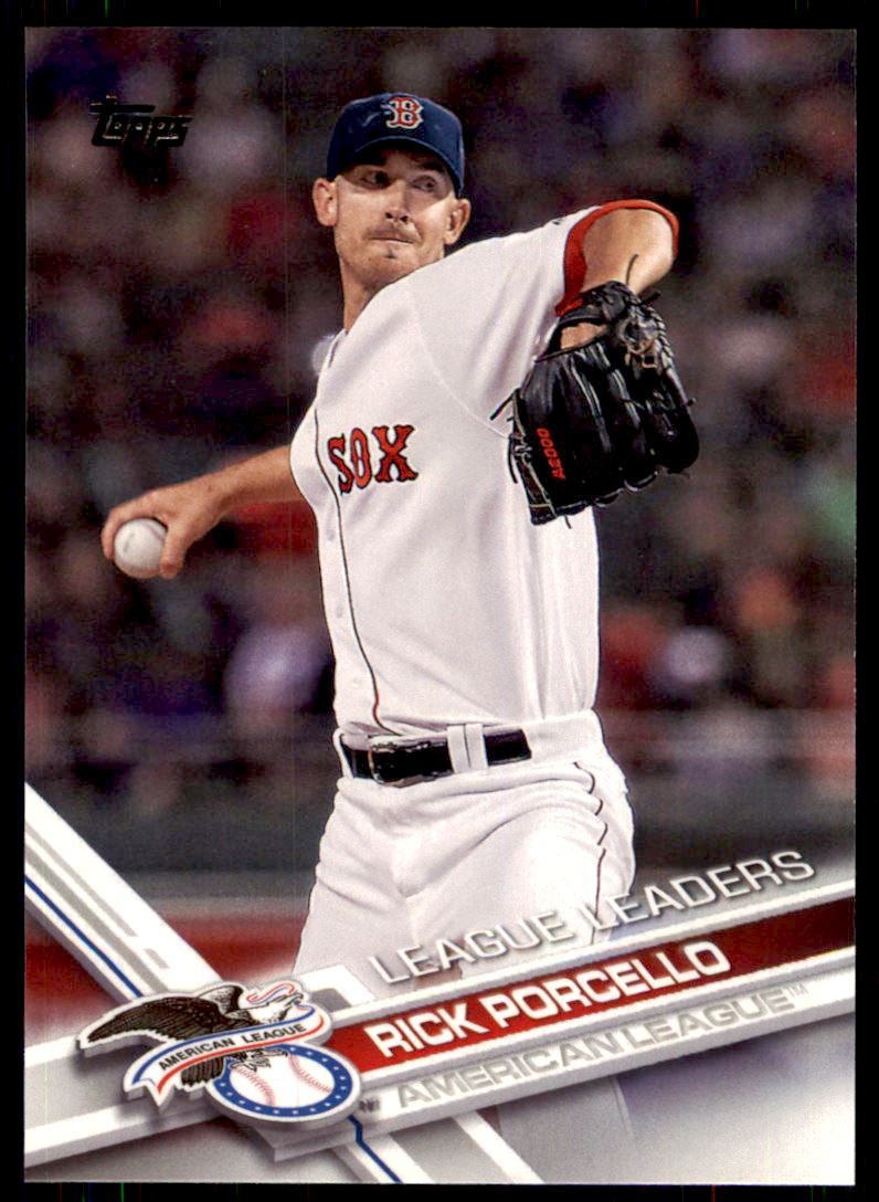 2017 Topps #28 Rick Porcello Red Sox LL NM-MT