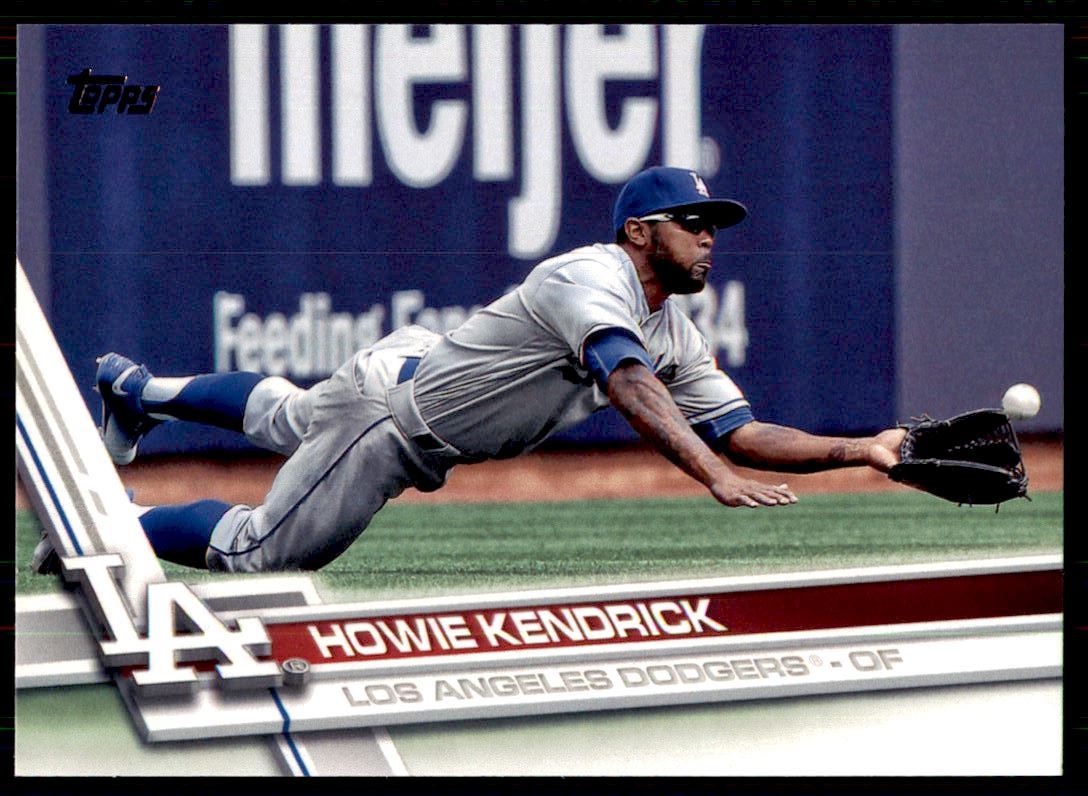 2017 Topps Howie Kendrick #107 NM+ Dodgers