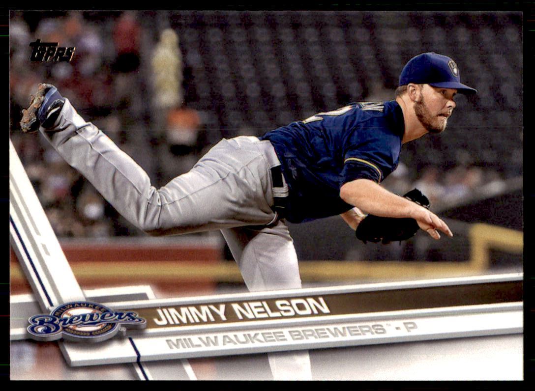 2017 Topps #193 Jimmy Nelson Brewers NM-MT