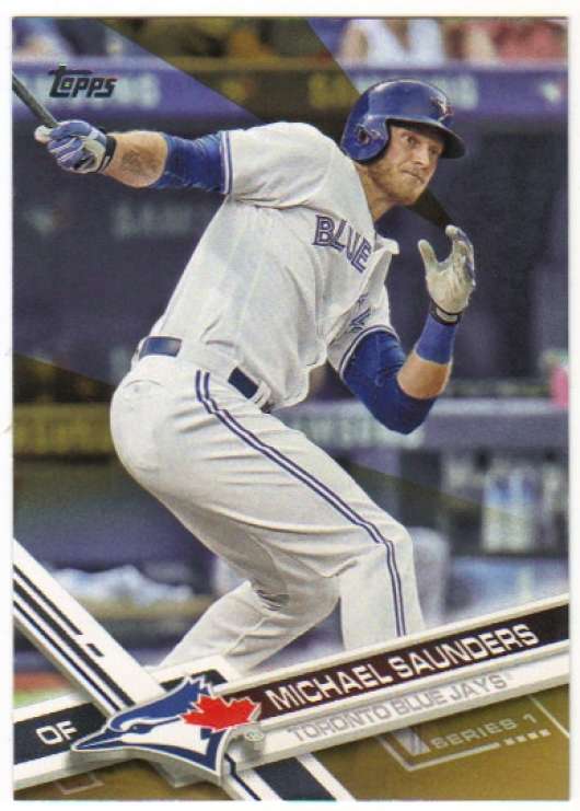 2017 Topps Gold #218 Michael Saunders NM-MT /2017