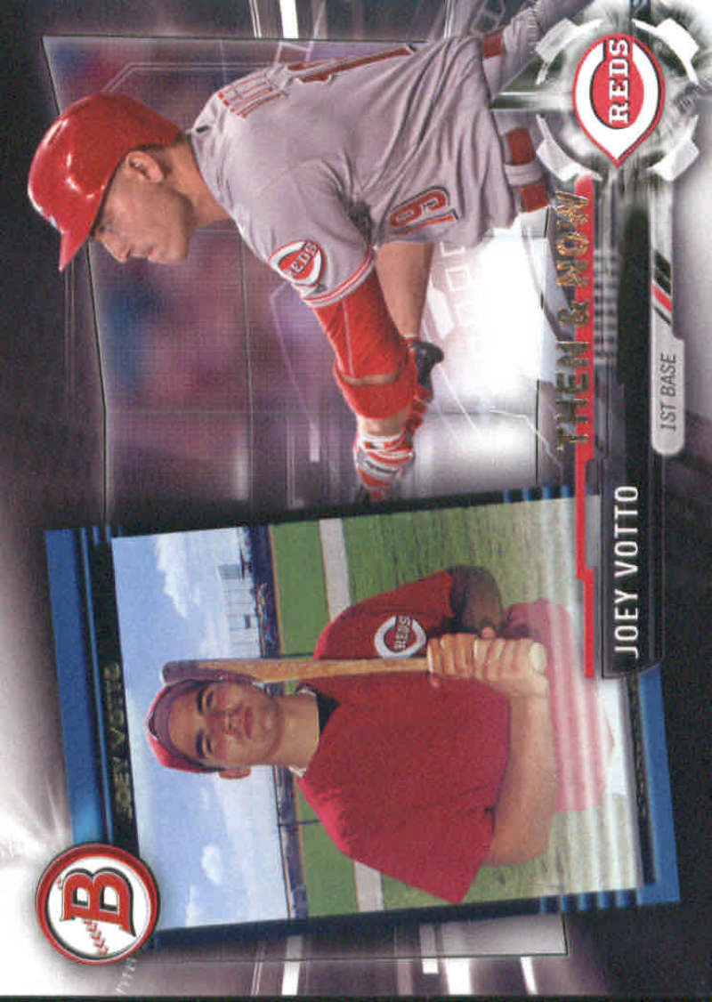 2017 Topps Bowman Then and Now #BOWMAN-15 Joey Votto NM-MT 