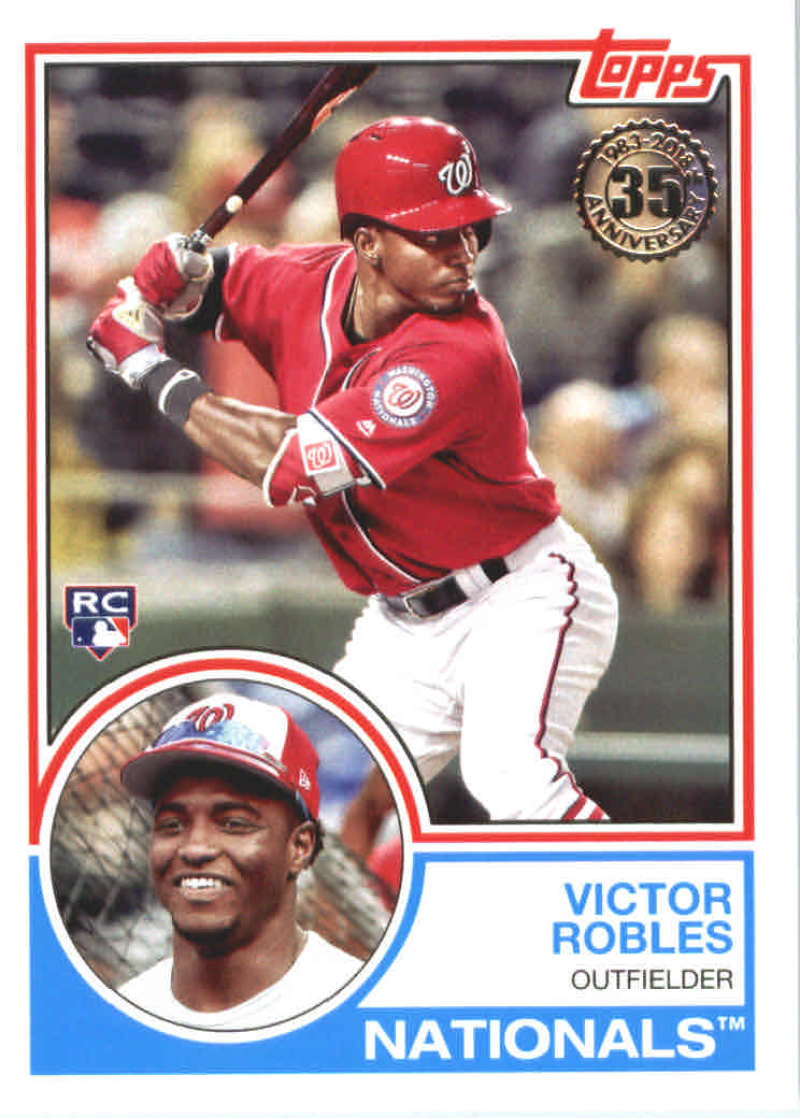 2018 Topps 35th Anniversary 1983 #83-85 Victor Robles Washington Nationals