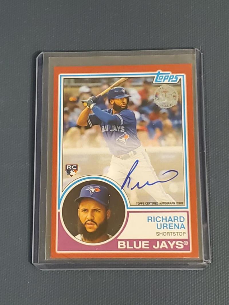 2018 Topps  1983 Topps Autographs Red