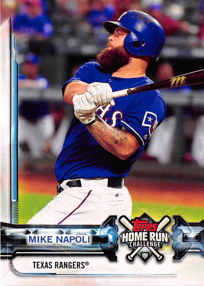 2018 Topps Home Run Challenge Promotion #HRC-MN Mike Napoli NM-MT Rangers