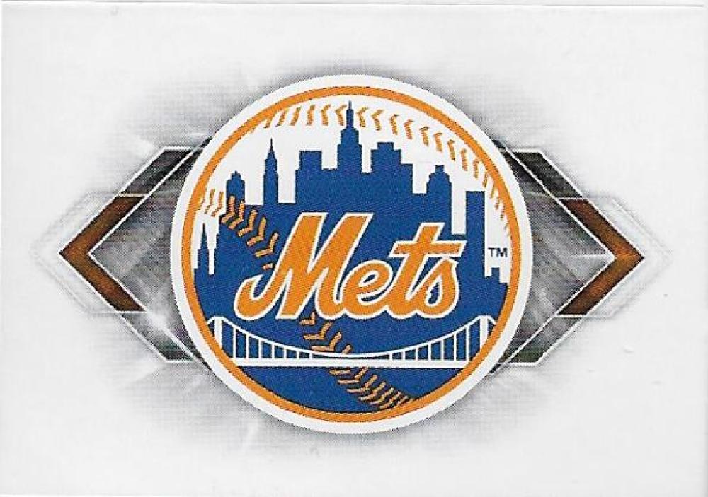 2018 Topps Stickers #158 New York Mets Team Logo (part of dual sticker)