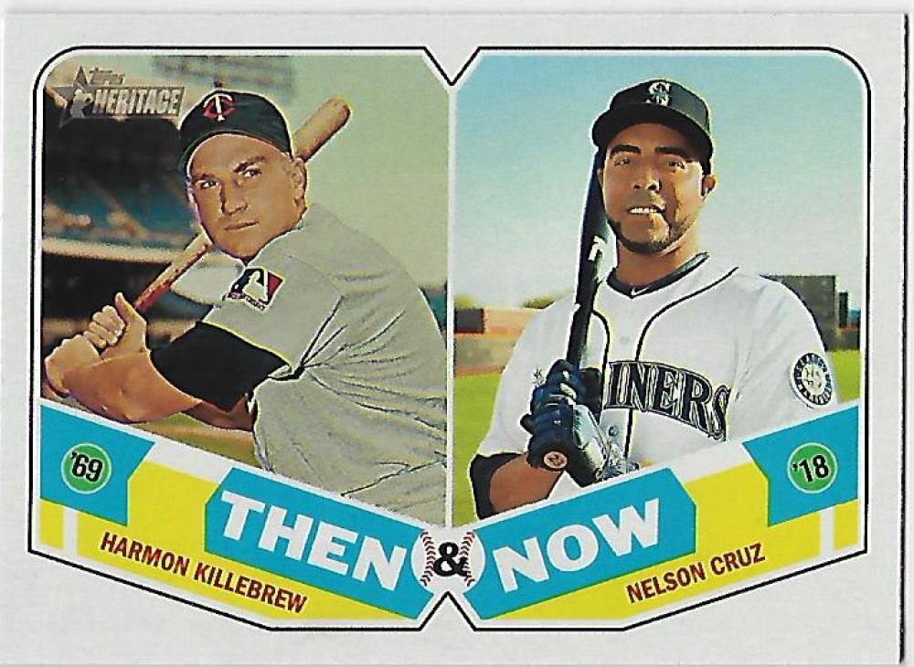 2018 Topps Heritage Then and Now