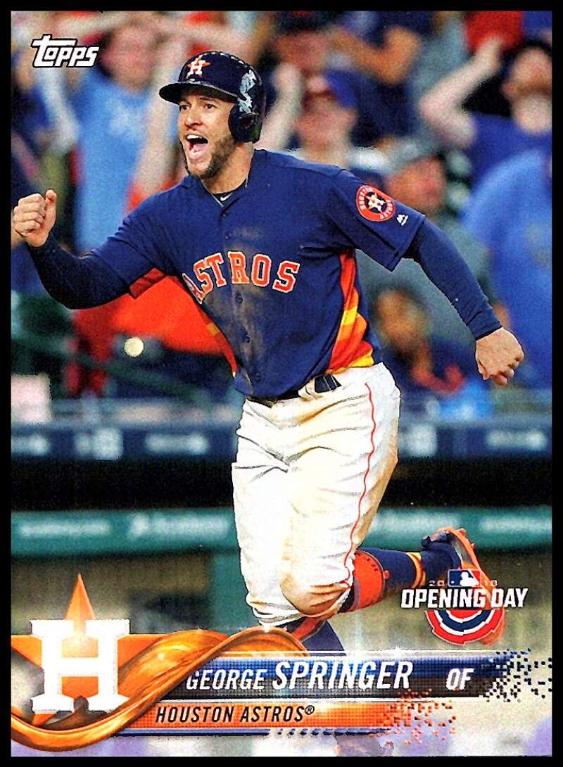 2018 Topps Opening Day #48 George Springer NM-MT Astros