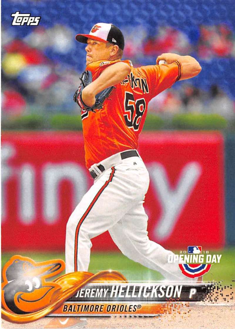 2018 Topps Opening Day #180 Jeremy Hellickson Orioles