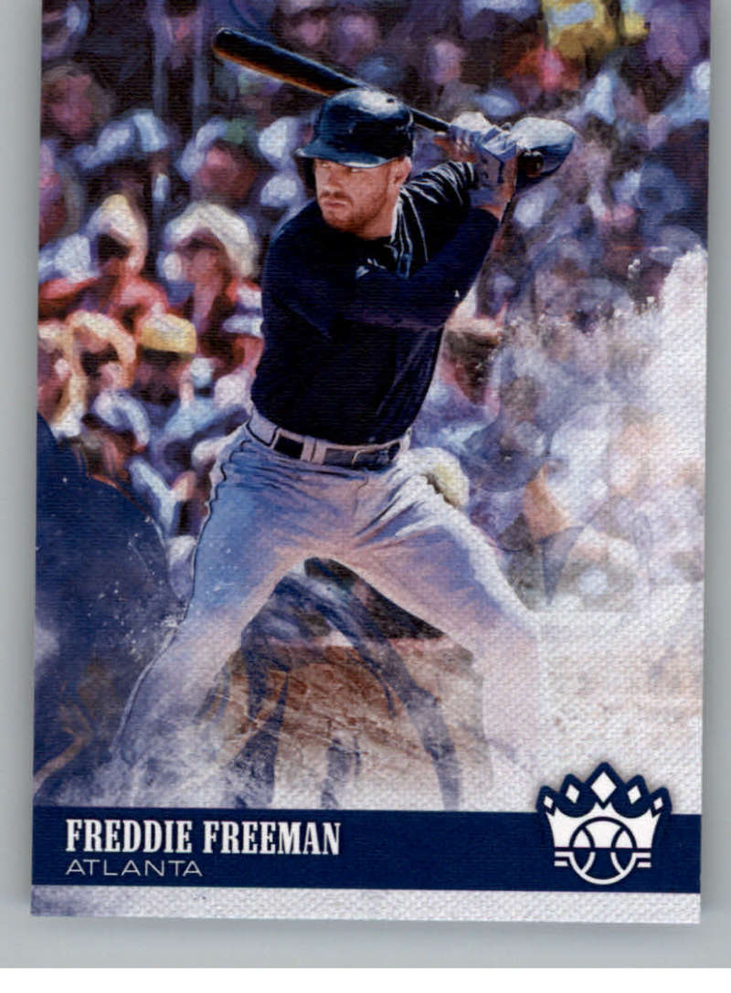 2018 Panini Diamond Kings #143 Freddie Freeman SP Atlanta Braves Baseball Card