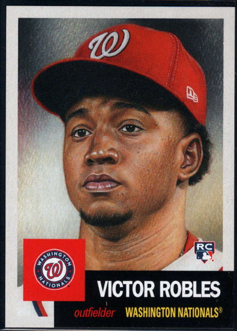 2018 Topps MLB The Living Set #80 Victor Robles RC Rookie Washington Nationals