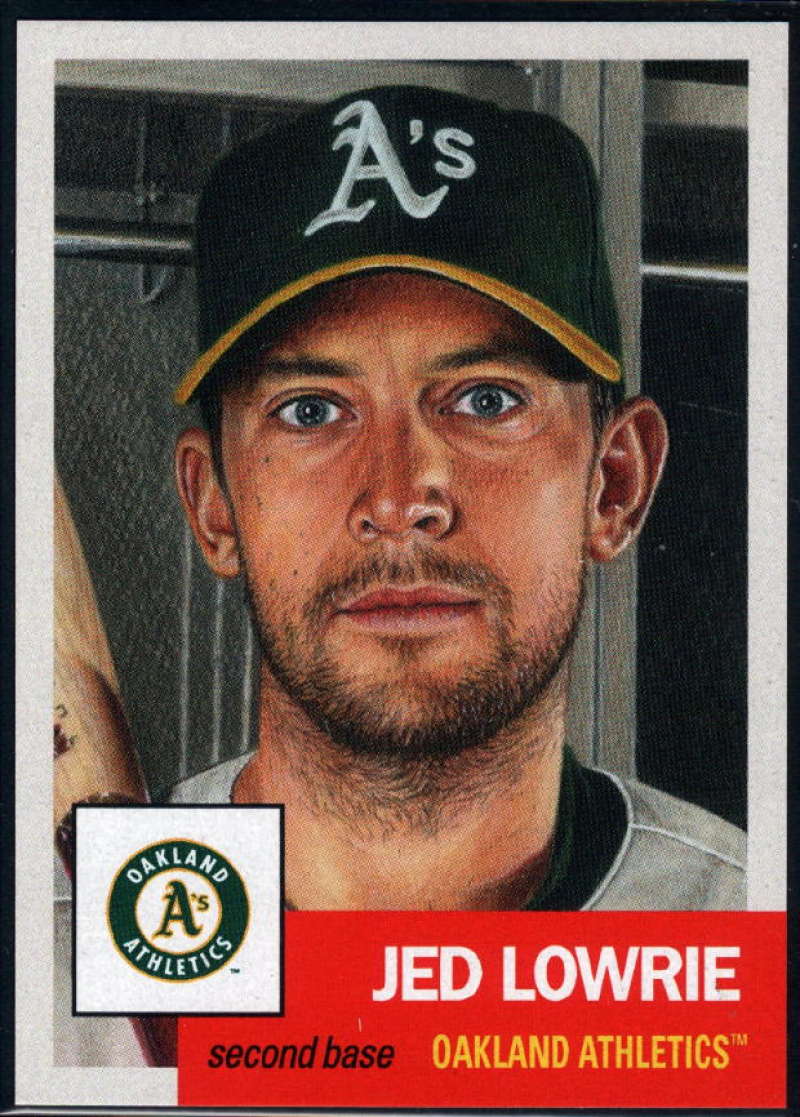2018 Topps MLB The Living Set #81 Jed Lowrie Oakland Athletics