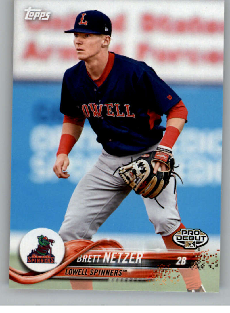 2018 Topps Pro Debut Minor League Baseball Trading Card #112 Brett Netzer Lowell Spinners