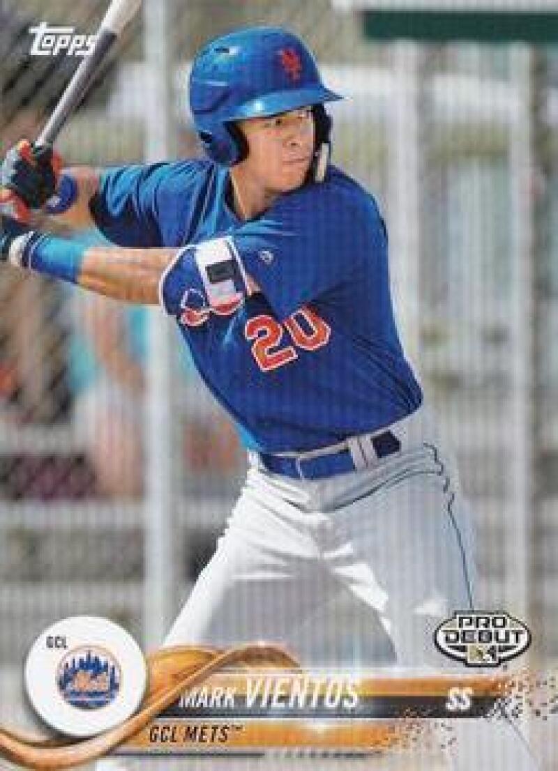 2018 Topps Pro Debut Minor League Baseball Trading Card #120 Mark Vientos GCL Mets