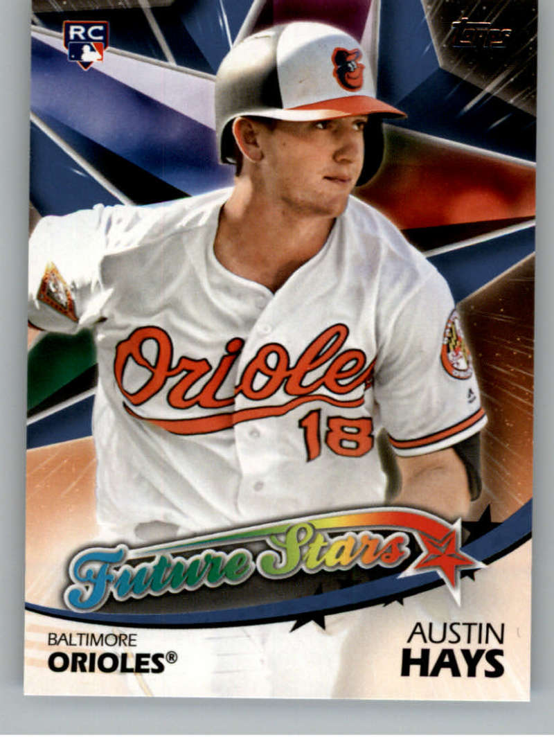 2018 Topps Series Two Future Stars Blue #FS-13 Austin Hays Baltimore Orioles RC Rookie Card
