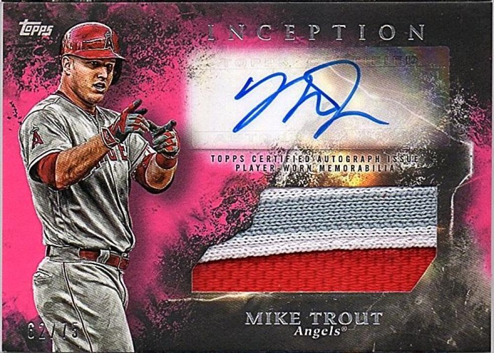 2018 Topps Inception Autographed Patch Relics Magenta