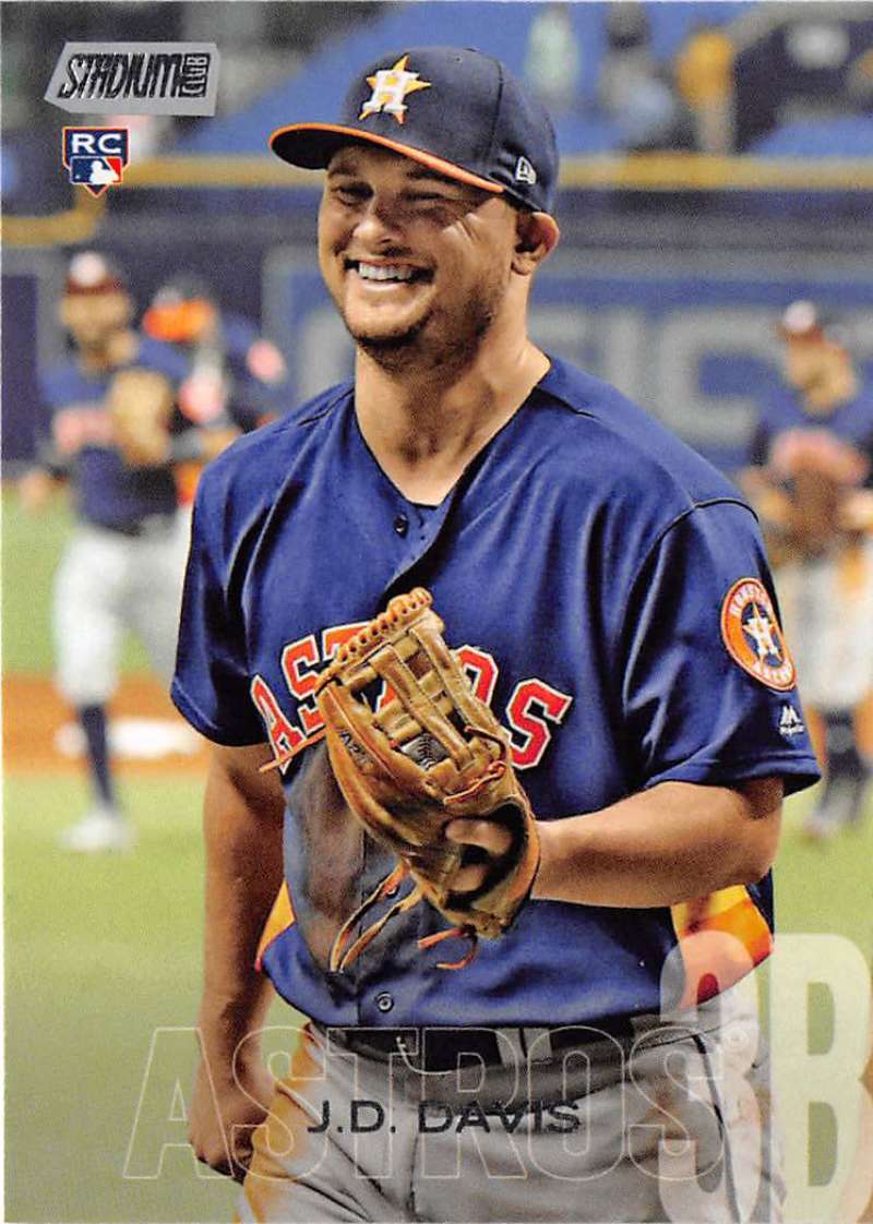 2018 Topps Stadium Club Baseball #170 J.D. Davis RC Rookie Houston Astros MLB Trading Card