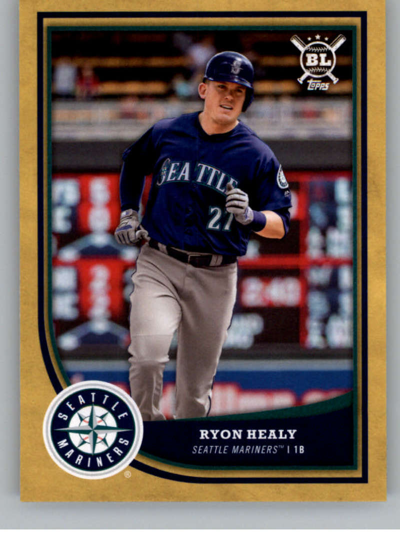 2018 Topps Big League Baseball Gold #266 Ryon Healy Seattle Mariners MLB Trading Card