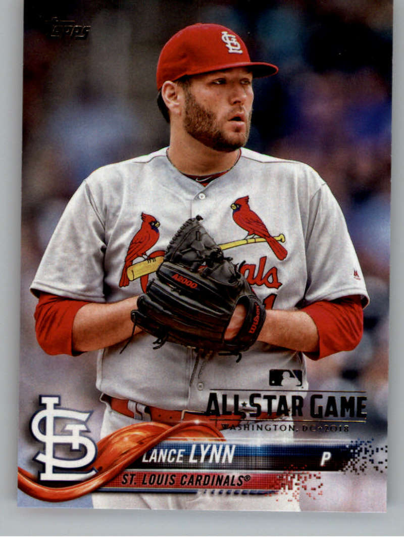 2018 Topps All-Star Edition #134 Lance Lynn St. Louis Cardinals with a ASG Logo RARE