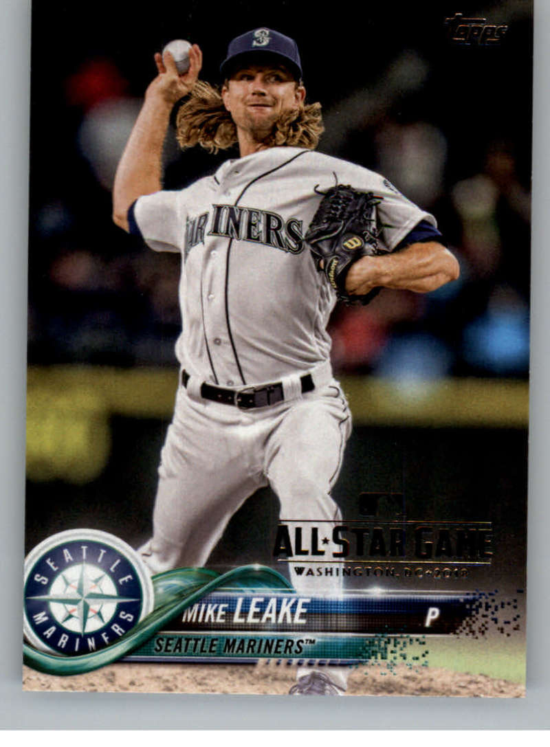 2018 Topps All-Star Edition #163 Mike Leake Seattle Mariners with a ASG Logo RARE