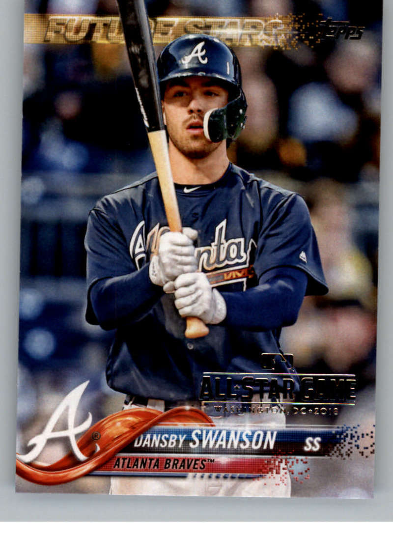 2018 Topps All-Star Edition #167 Dansby Swanson Atlanta Braves with a ASG Logo RARE