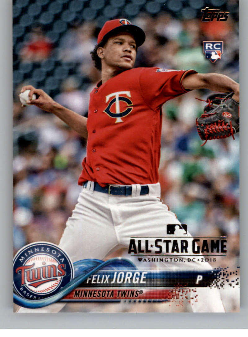 2018 Topps All-Star Edition #410 Felix Jorge Minnesota Twins RC Rookie Card with a ASG Logo RARE