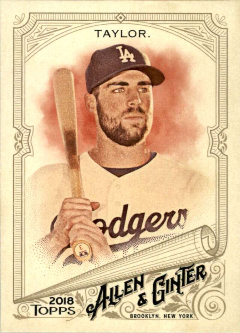 2018 Allen and Ginter Chris Taylor #6 NM+ Dodgers